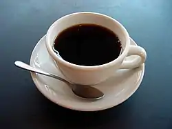 a cup of coffee