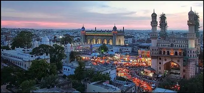 Panorama of Charminar complex