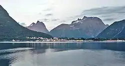 View of Åndalsnes in Rauma