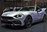 Abarth 124 GT at the 2018 Geneva Motor Show