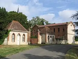 The old entrance to the abbey in Bellegarde-Sainte-Marie