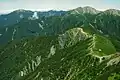 Akaishi Mountainsfrom Mount Shiomi