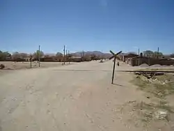 A level crossing in Abra Pampa