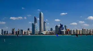 Abu Dhabi Skyline in 2014