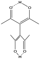 Tetraacetylethane, which forms bimetallic complexes