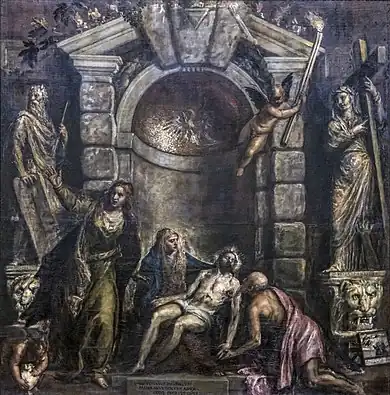 TitianPietà, 353 × 348 cm