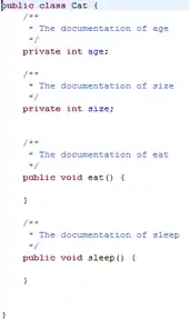 The code generated