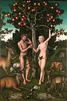 Lucas Cranach the Elder, Adam and Eve, 1526