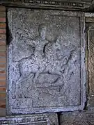 VI: Trajan’s equestrian statue crushing the enemy under the legs of the horse (Gramatopol)