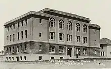 Postcard. Adams County Courthouse in Hettinger