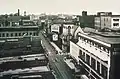 St. Clair and Adams streets with Lion Store at right, undated