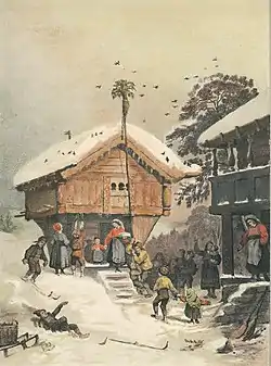 Norsk juleskik   (Norwegian Christmas customs. 1846)