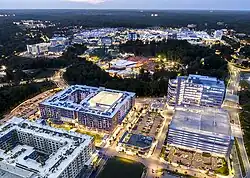 Aerial view of Downtown Columbia