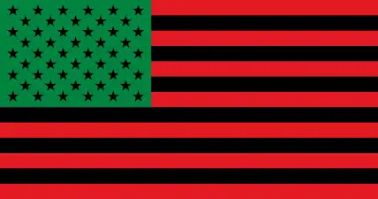 David Hammons' African-American Flag