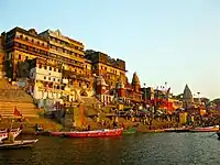 Ahilya Ghat, part of the Ghats in Varanasi, many of which were built by the Marathas