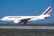 Air France Airbus A310 in the 1976 Livery