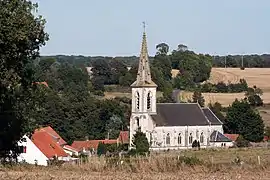 The church of Airon-Saint-Vaast