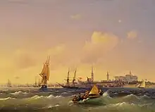 Tallinn Bay by Ivan Aivazovsky (1845).