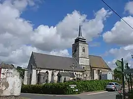 The church of Aix-en-Issart