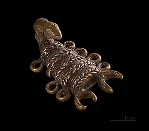 Scorpion goldweight Late period 19th century