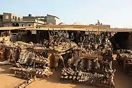 Booth at Akodessawa Fetish Market 2008