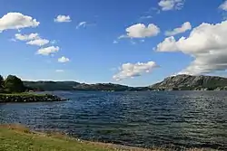 View of the lake Aksdalsvatnet