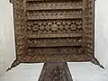 Decorated wooden ceiling inside the sabil