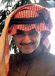 Al Waleed bin Talal, Saudi businessman, investor, and a member of the Saudi royal family