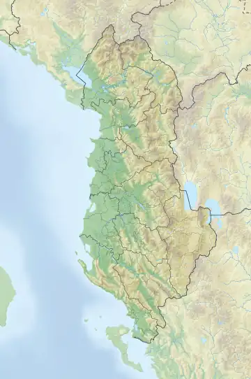 Dajti is located in Albania