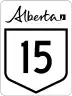 Highway 15 marker