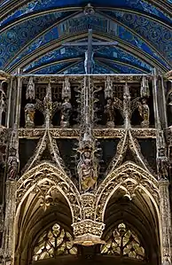 Detail of the choir screen