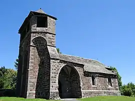 The church of Saint-Roch d'Albinhac, in Brommat