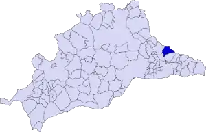 Municipal location in Málaga Province