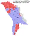 The results of the Moldovan parliamentary election (July 2009) at municipality and raion level