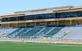 A view of the Alex G. Spanos Stadium skyboxes