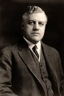 Chest and head of a middle-aged white male in a suit