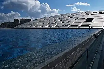 The Bibliotheca Alexandrina in Alexandria, Egypt (2002) by Snøhetta  (2002)