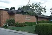 Alexandria Public Library from Maple Drive