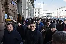 Navalny in Moscow,26 March 2017