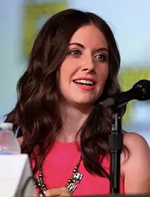 Alison Brie at the 2012 Comic-Con in San Diego.