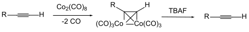 Alkyne protection with Co