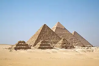 The Egyptian pyramids, one of the most important attractions in the world since ancient times.