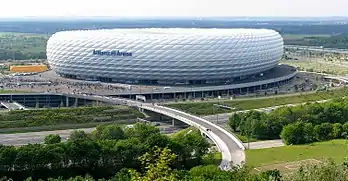 Allianz Arena by Herzog & de Meuron, Munich, Germany