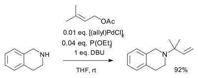 Allylic amination