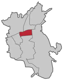 Map of Almaly District