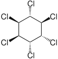 α-Hexachlorocyclohexane, the levorotatory enantiomer