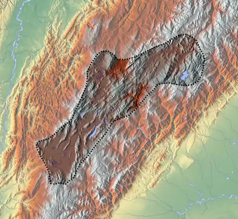 Luis Lanchero is located in the Altiplano Cundiboyacense