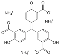 Skeletal formula of aluminon