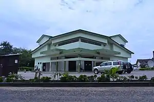 This is Amasaman Municipal Assembly Hall building in the Ga West of the Greater Accra of Ghana.