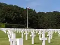 View from the rear of the cemetery